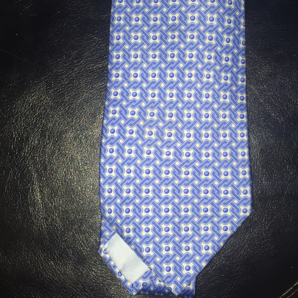 Light Baby Blue Hermès Tie